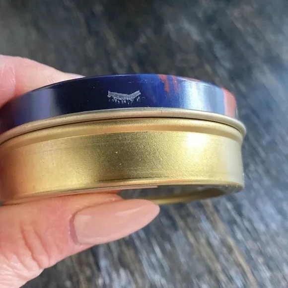 Round Keepsake Tin box with natural olive oil soap bar. See more in my closet - Picture 6 of 6